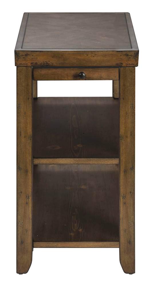 Liberty Furniture Industries Side Table - Small Accent Table for Living Room, Bedroom, or Office - Perfect End Table for Coffee, Books, and Decor