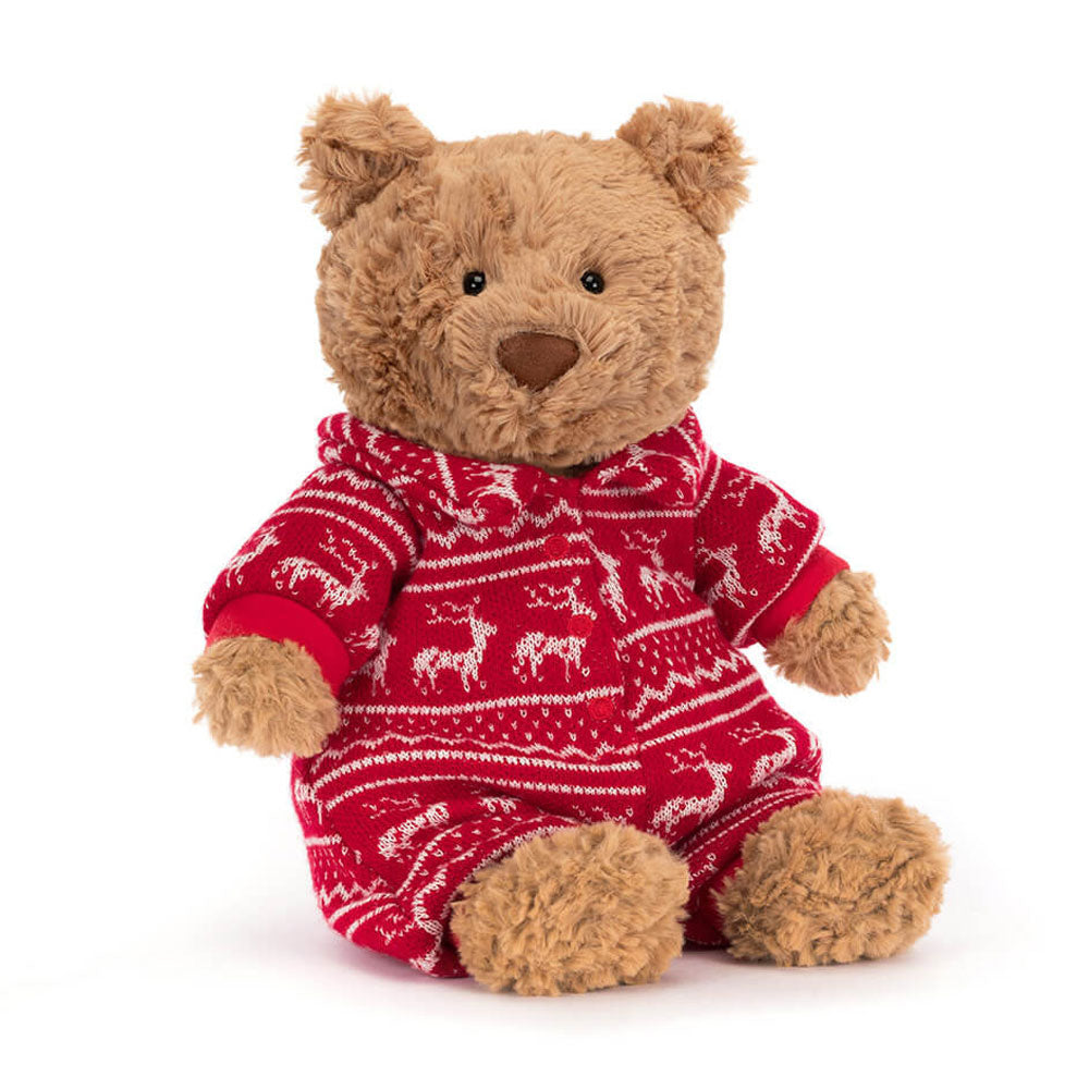 Bartholomew Bear Winter Pajamas for Kids - Cozy Fleece Sleepwear with Cute Bear Design | Perfect for Cold Nights & Christmas Gift