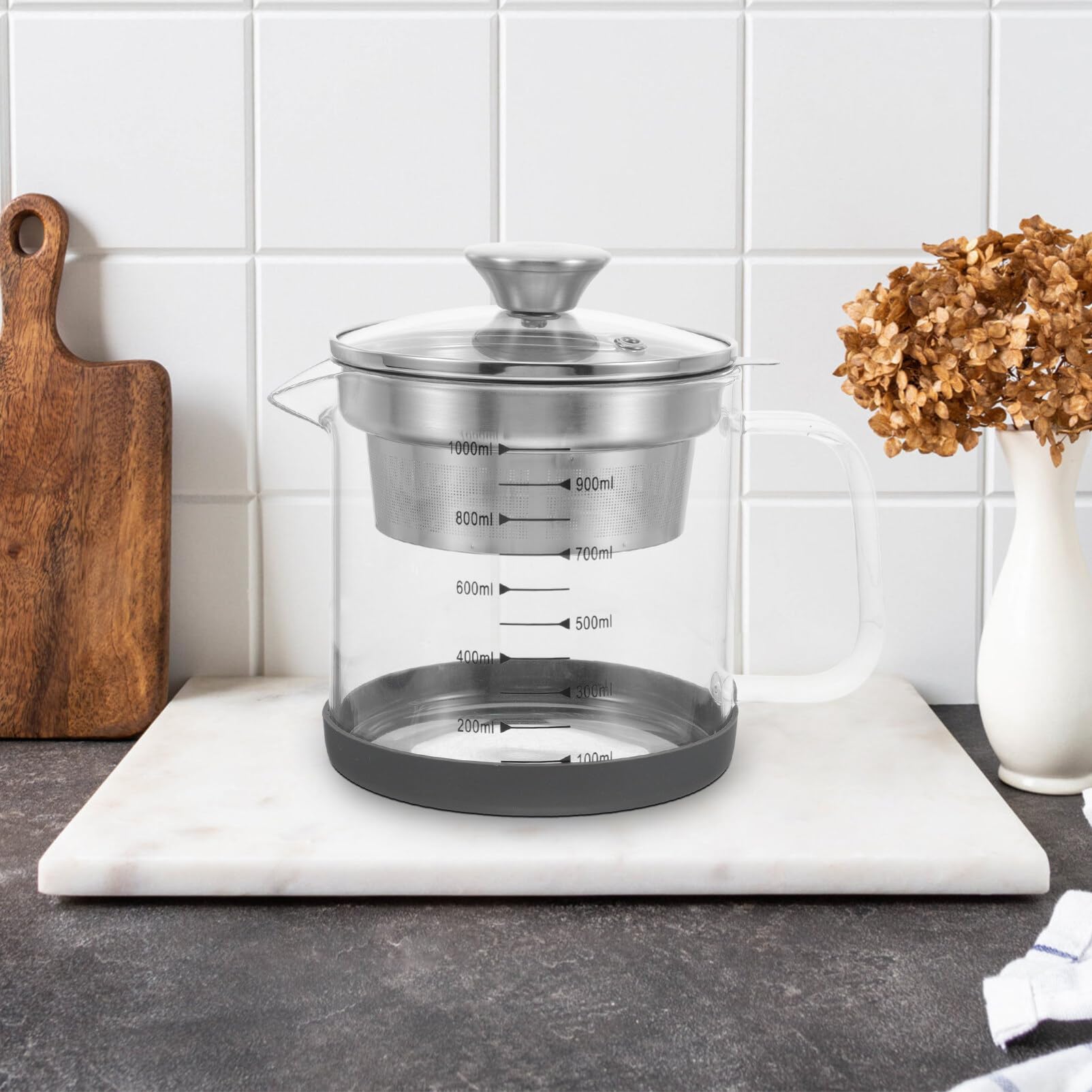 Premium Stainless Steel Multi-Use Food Strainer - Nut Milk Bag, Yogurt Maker & Soy Milk Filter with Measurement Scale - Perfect for Homemade Almond Milk, Cold Brew Tea, and Greek Yogurt Preparation