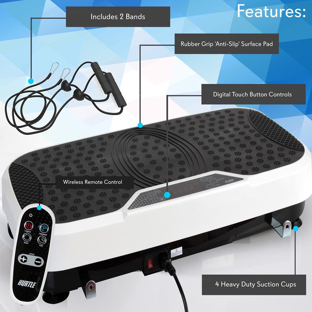 Core Fitness Vibration Plate Machine - Full Body Workout for Weight Loss, Muscle Toning & Recovery | Home Gym Equipment for Cardio, Strength Training & Relaxation