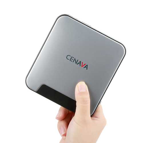 CENAVA Mini PC Intel X5 Z8350 Quad Core 4GB RAM 64GB Storage Windows 10 WiFi Bluetooth HDMI - Compact Desktop Computer for Home Office, Streaming & Gaming
