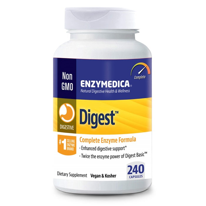 Enzymedica Digest Capsules - Digestive Enzyme Supplement for Gut Health & Bloating Relief | Supports Protein, Carb & Fat Digestion | Ideal for Meals, Travel & Digestive Discomfort