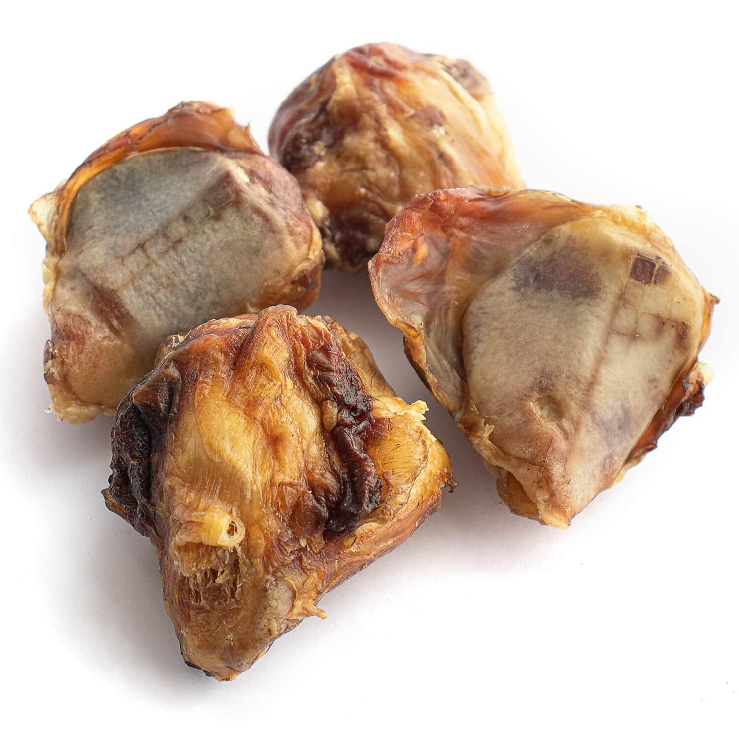 Premium 100% Natural Bully Sticks Beef Knee Cap Bones for Dogs (5 Count) - Long-Lasting Chew Treats for Small, Medium & Large Breeds - Best for Aggressive Chewers & Dental Health - Perfect for Training, Teething & Anxiety Relief