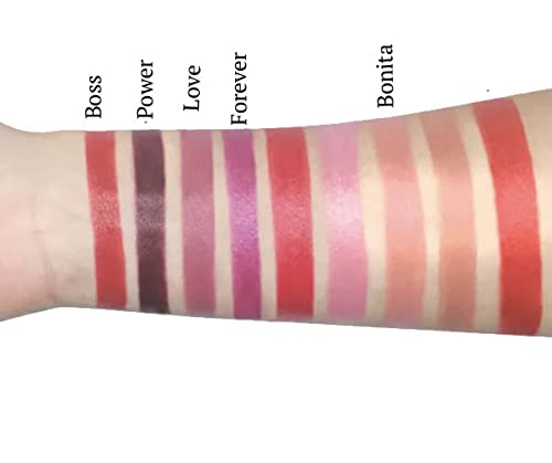 Moisturizing Lipstick - Long Lasting Burgundy Shade for Soft Lips | Day & Night Wear