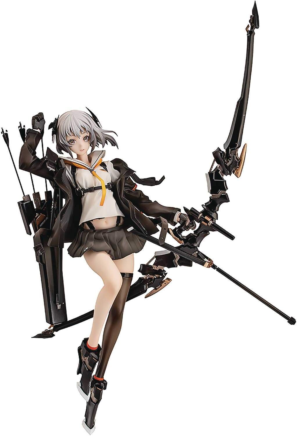 Armed High School Girls Roku 1:7 Scale PVC Anime Figure - Multicolor Collectible for Anime Fans, Display & Gaming Room Decor
