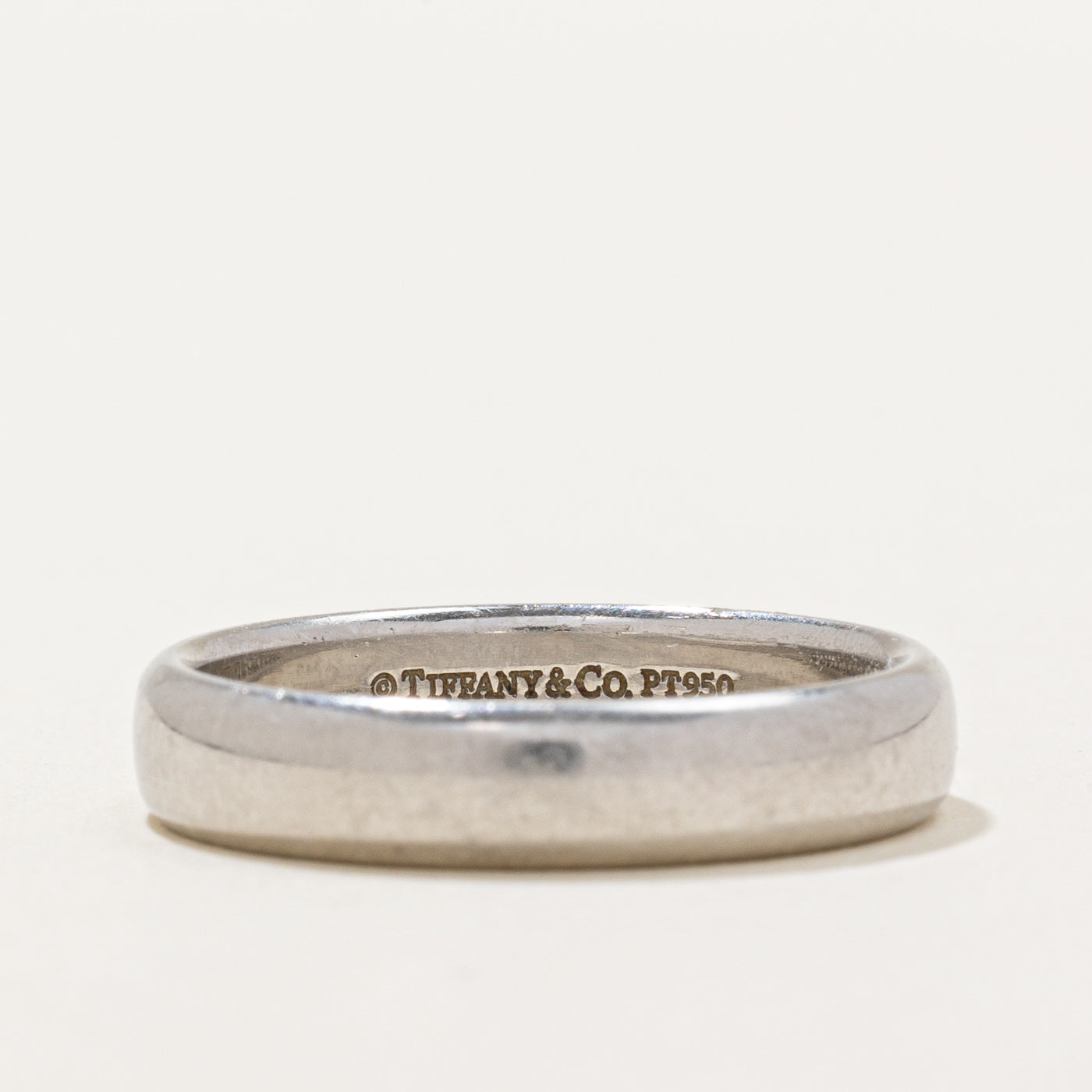 Tiffany & Co. Forever Wedding Band Ring - 4.50mm Width, Size 9.5 - Classic Platinum Engagement Ring for Women, Perfect for Proposals, Anniversaries & Bridal Jewelry Gifts