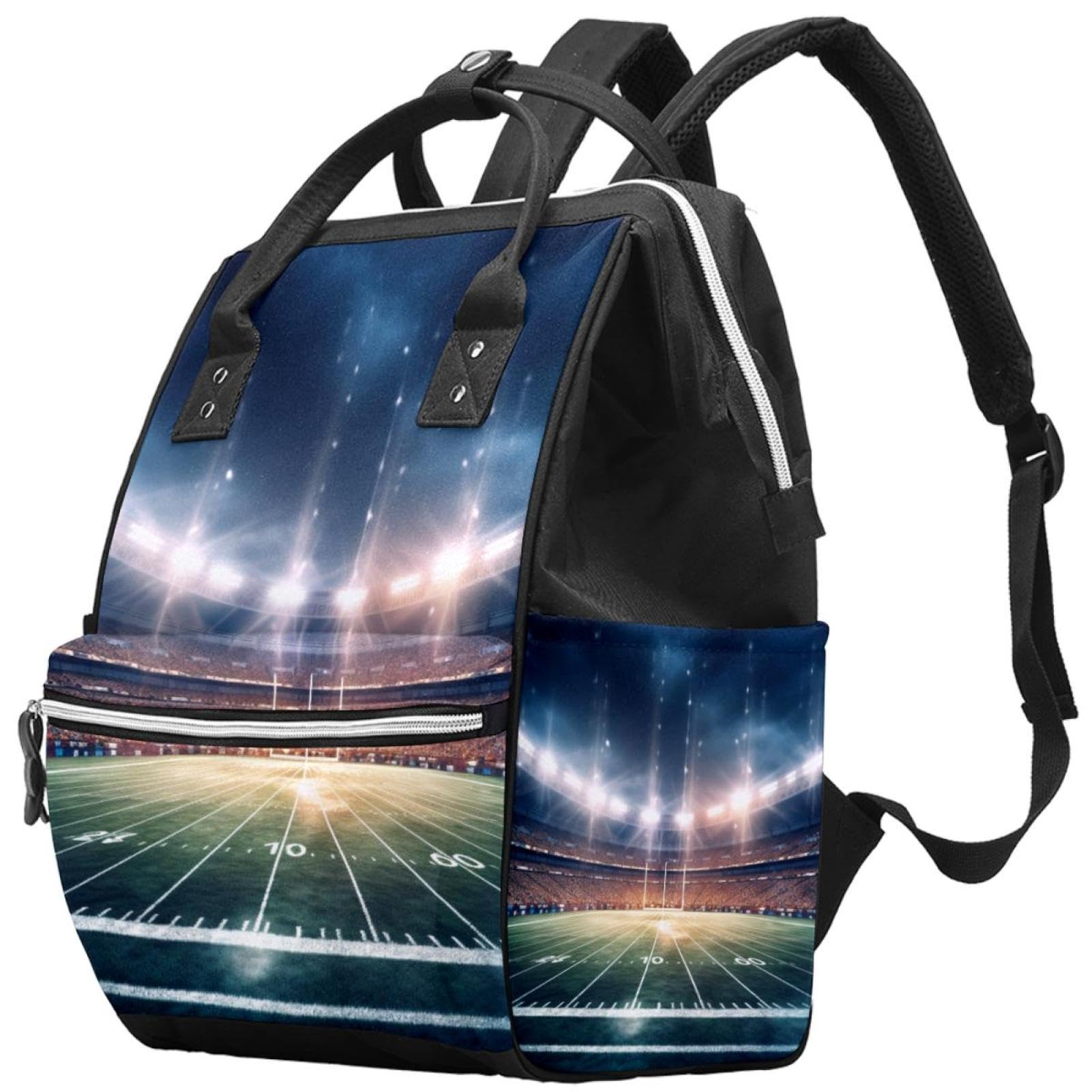 Premium Travel Backpack for Women & Men - Durable Laptop Backpack for Work, Gym, Hiking & American Football Games | Water-Resistant Daypack for Commuting, School & Stadium Events