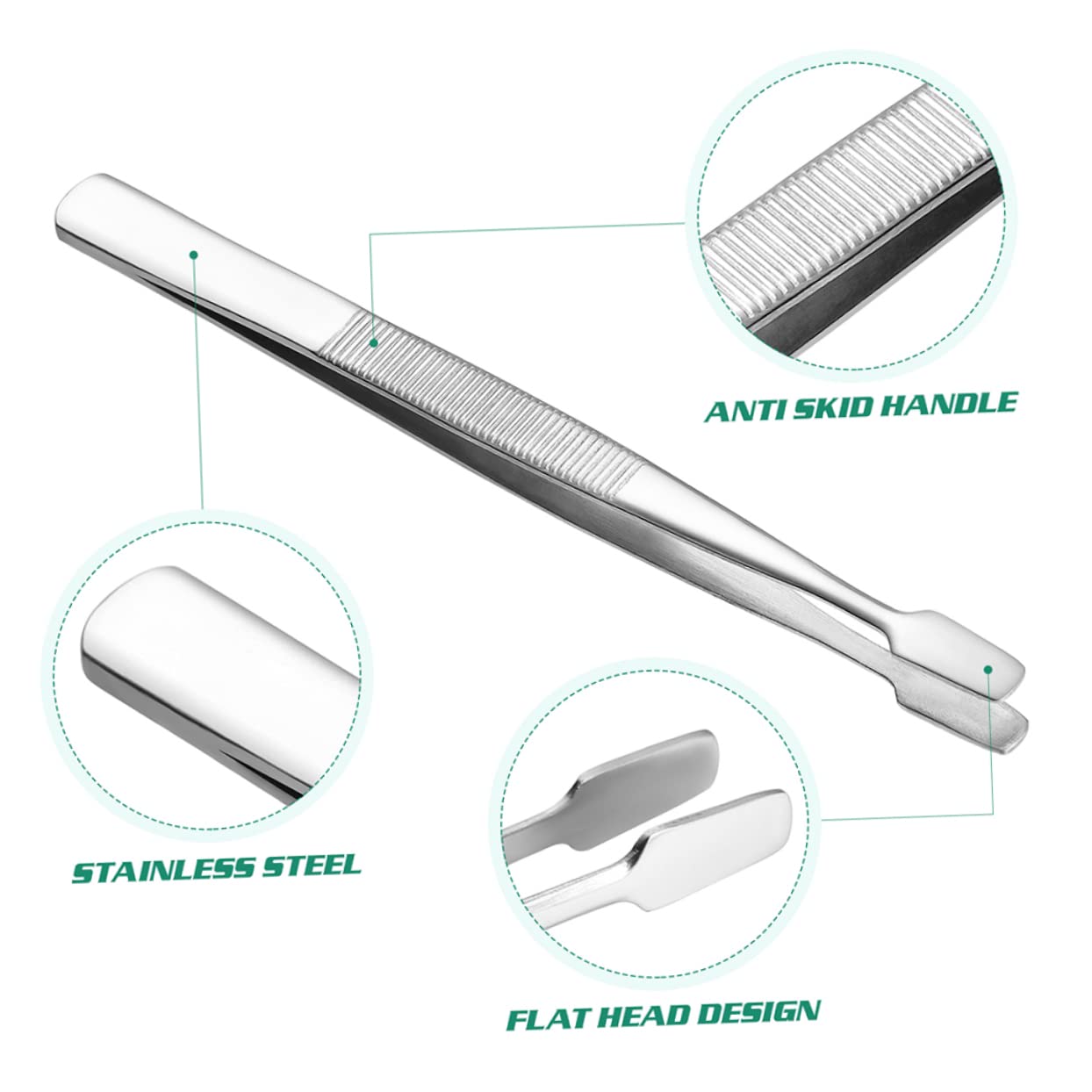 40 Pcs Stainless Steel Eyelash Extension Tweezers Set - Lash Tape, Glue Remover, Jewelry Making Tools for Professional & DIY Use | Perfect for Salon, Home Beauty, Photo Stamping & Craft Projects