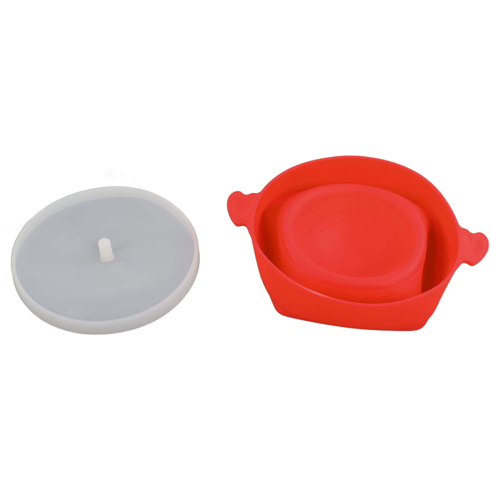 Microwave Popcorn Maker - Silicone, Collapsible & Dishwasher Safe - Perfect for Movie Nights, Parties & Family Gatherings (Red)