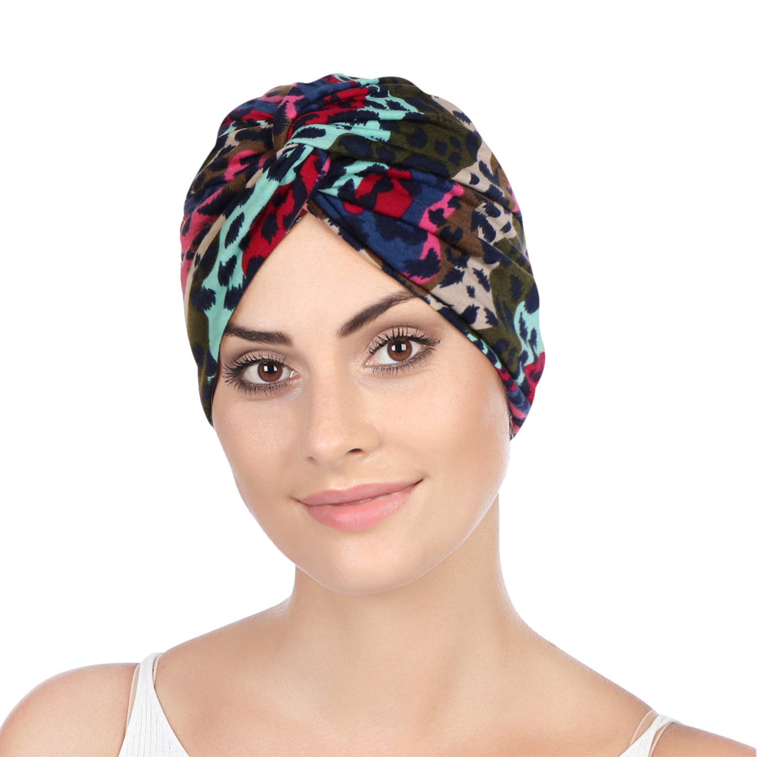 Islamic Turban Head Wrap for Women - Modest Muslim Headscarf, Bonnet & Bandana in Army Green - Perfect for Prayer, Daily Wear & Fashion Accessories