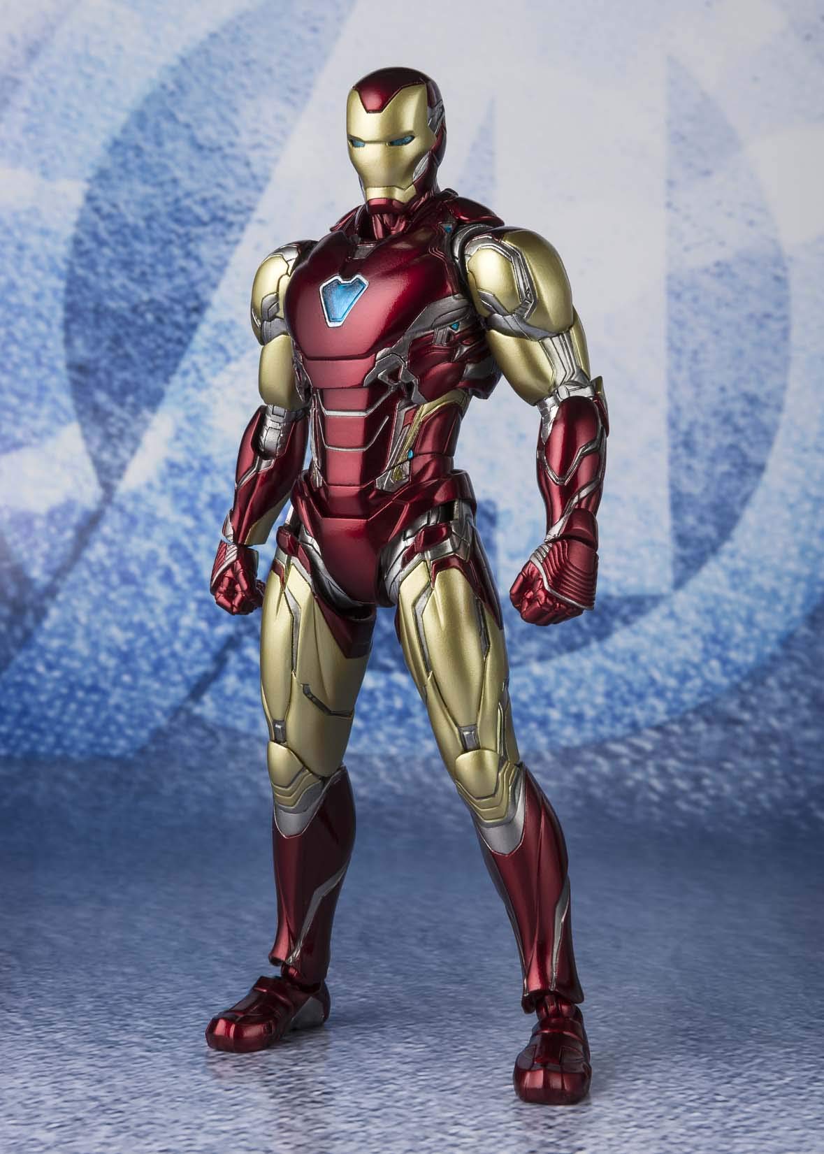 Bandai S.H. Figuarts Iron Man Mark 85 Action Figure - Avengers Endgame Collectible for Display & Cosplay