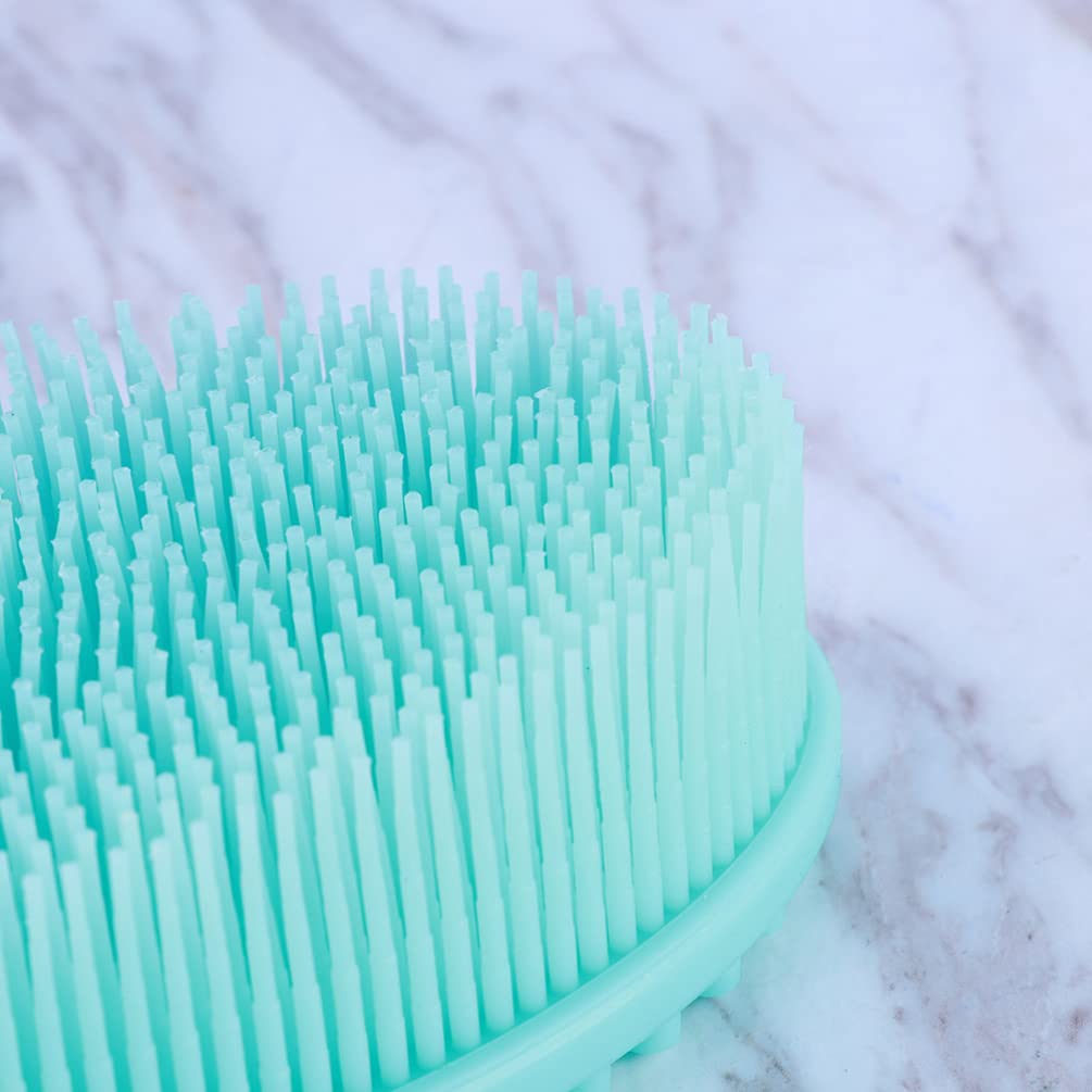 Excluzo Mini Silicone Body Brush - Exfoliating Pad for Skin Care & Massage | Home Spa & Travel Use