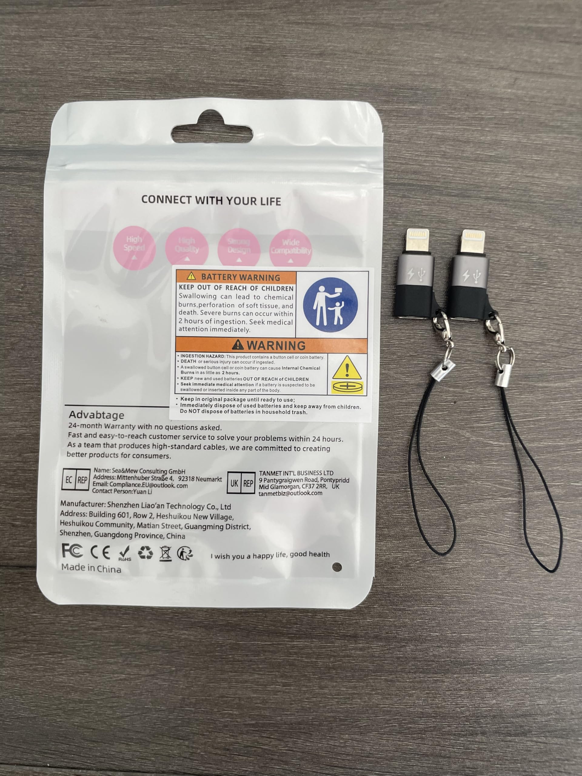 USB C to Lightning Adapter, iOS OTG Converter for Wireless Microphones, USB Drives, Speakers, Card Readers, Mice & Keyboards - Seamless Device Connectivity for Mobile Phones & Tablets in Home, Office & Studio