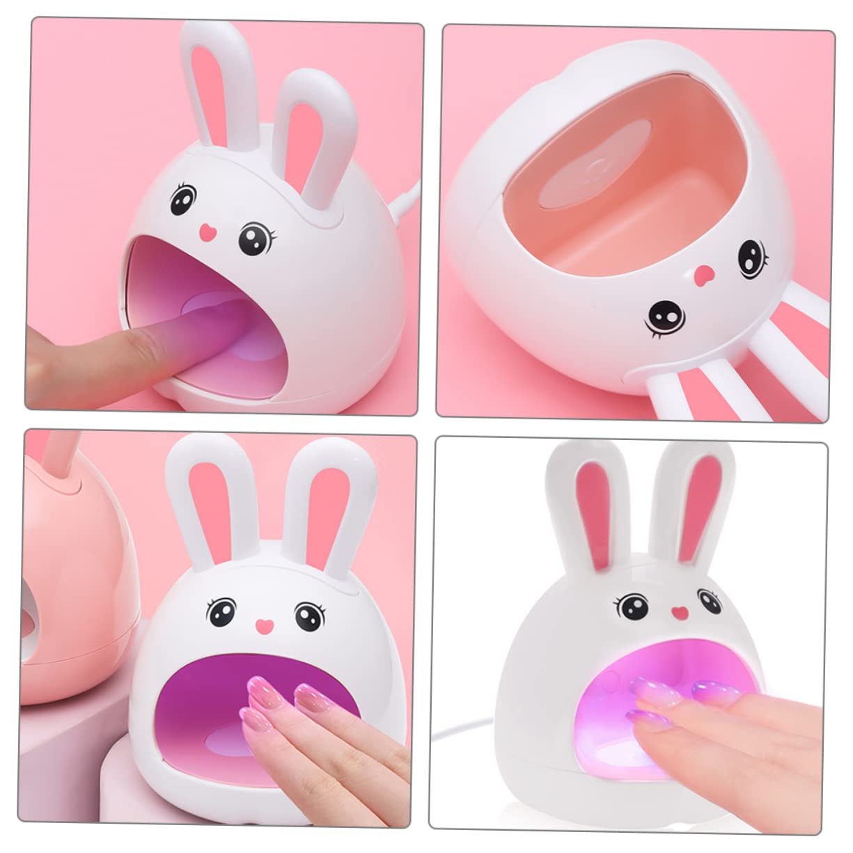 Beavorty Speedy Dry LED Nail Lamp - Professional UV Gel Nail Light with Rabbit Design for Fast Curing | Perfect for Home Manicures, Nail Salons & DIY Nail Art Kits