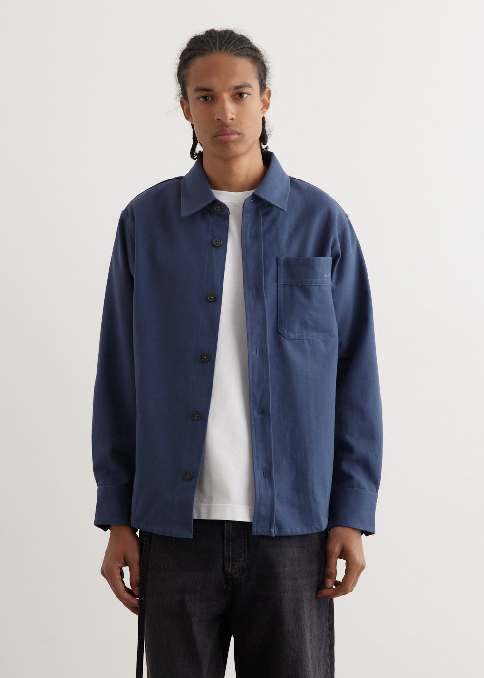 Basile Embroidered Chest Overshirt - Stylish Casual Shirt for Men | Perfect for Layering, Outdoor Adventures & Everyday Wear