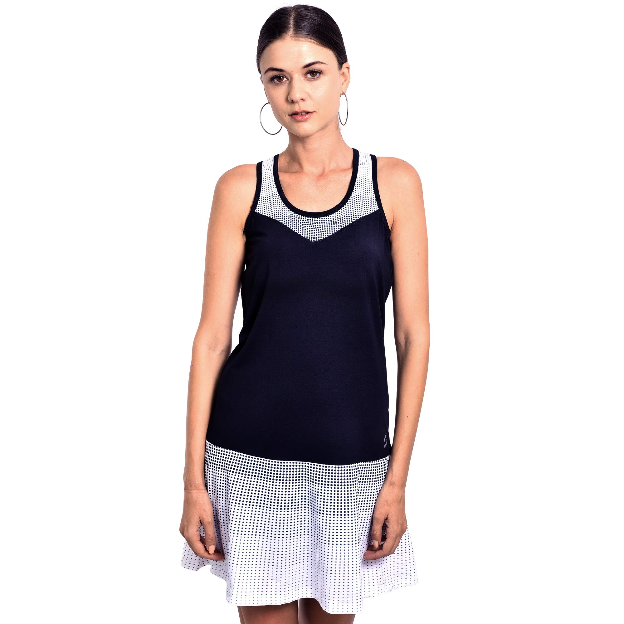 SAVALINO Women's Athletic Tennis Dress - Breathable Quick-Dry Workout Dress for Women, Sizes XS-XL - Perfect for Tennis, Gym, Yoga & Summer Sports