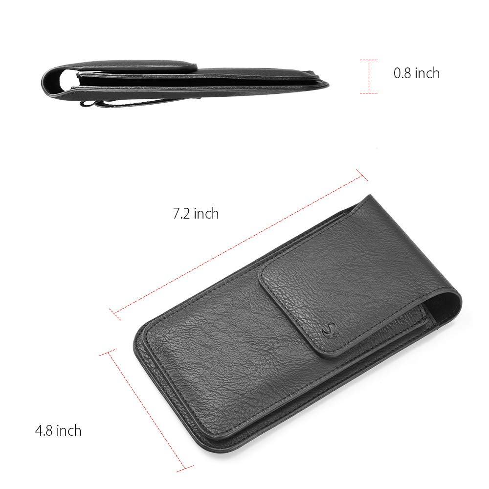 Magnetic Belt Clip Holster Case for Motorola Edge 20 Pro/Edge 20/Edge 20 Lite/One 5G UW Ace/Defy 2021 - Universal Phone Holder with Strong Magnet for Secure Carrying | Perfect for Work, Outdoor Activities & Hands-Free Use