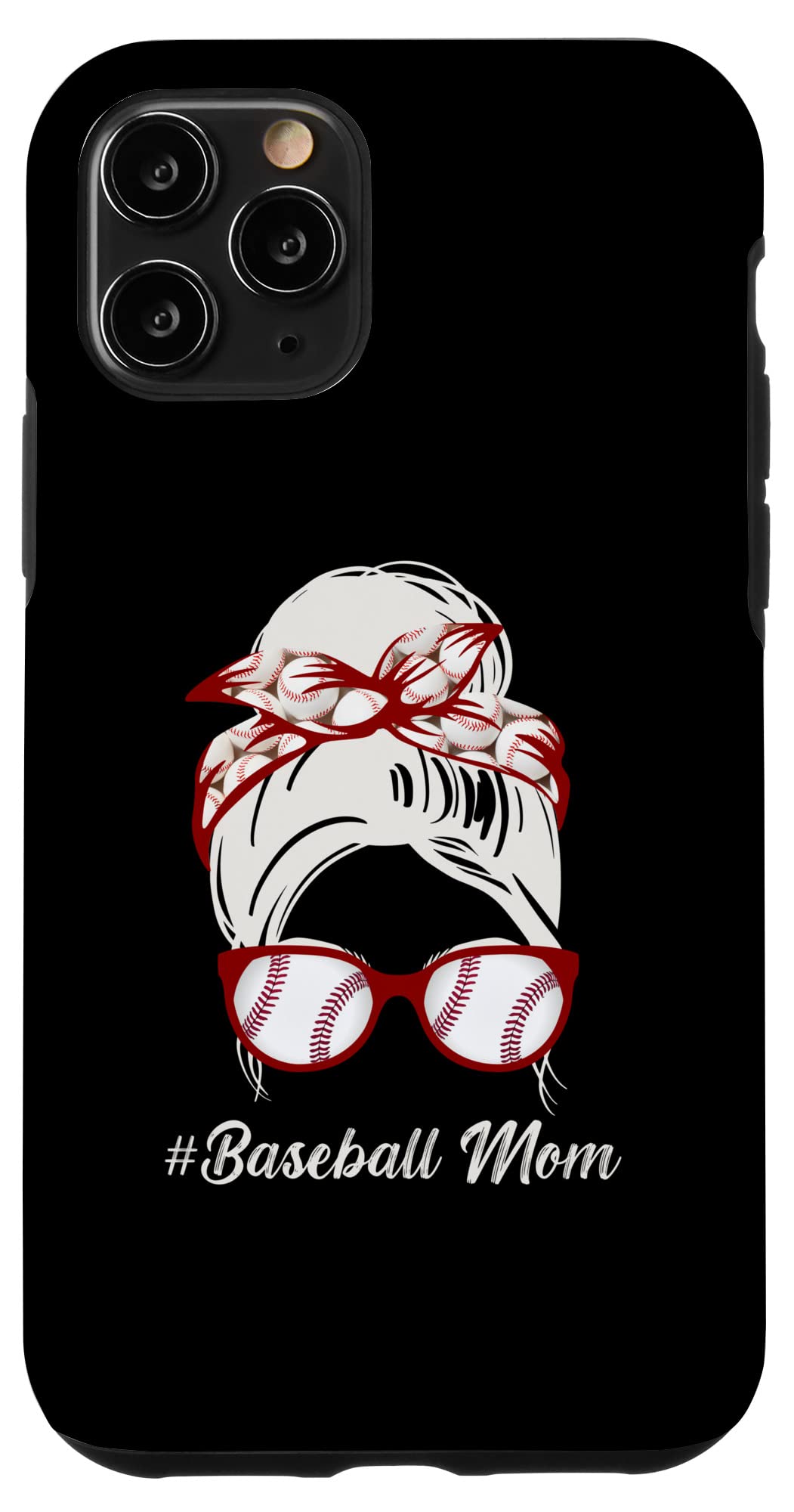 iPhone 11 Pro Baseball Mom Case - Durable Protective Cover for Sports Enthusiasts, Perfect for Games and Practices