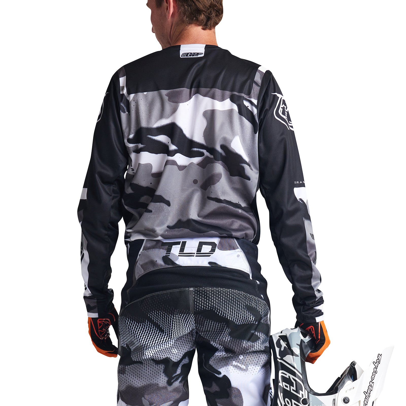 GP Jersey Brazen Camo Gray - Performance Sports Jersey for Men - Lightweight & Breathable for Football, Basketball & Outdoor Activities