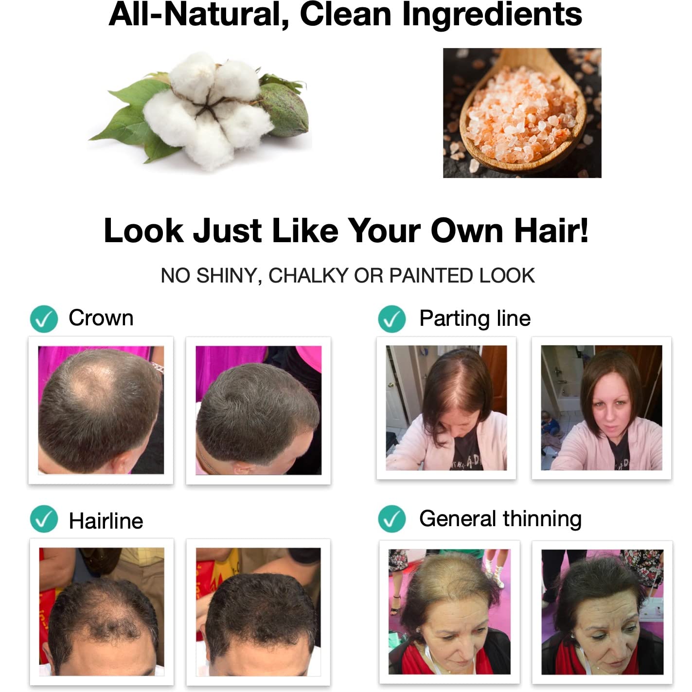 Caboki Hair Building Fiber for Thinning Hair - Travel Size (8-14 Days Supply) Silver/White | Natural-Looking Hair Concealer for Men & Women | Perfect for Daily Use, Travel, and Special Occasions