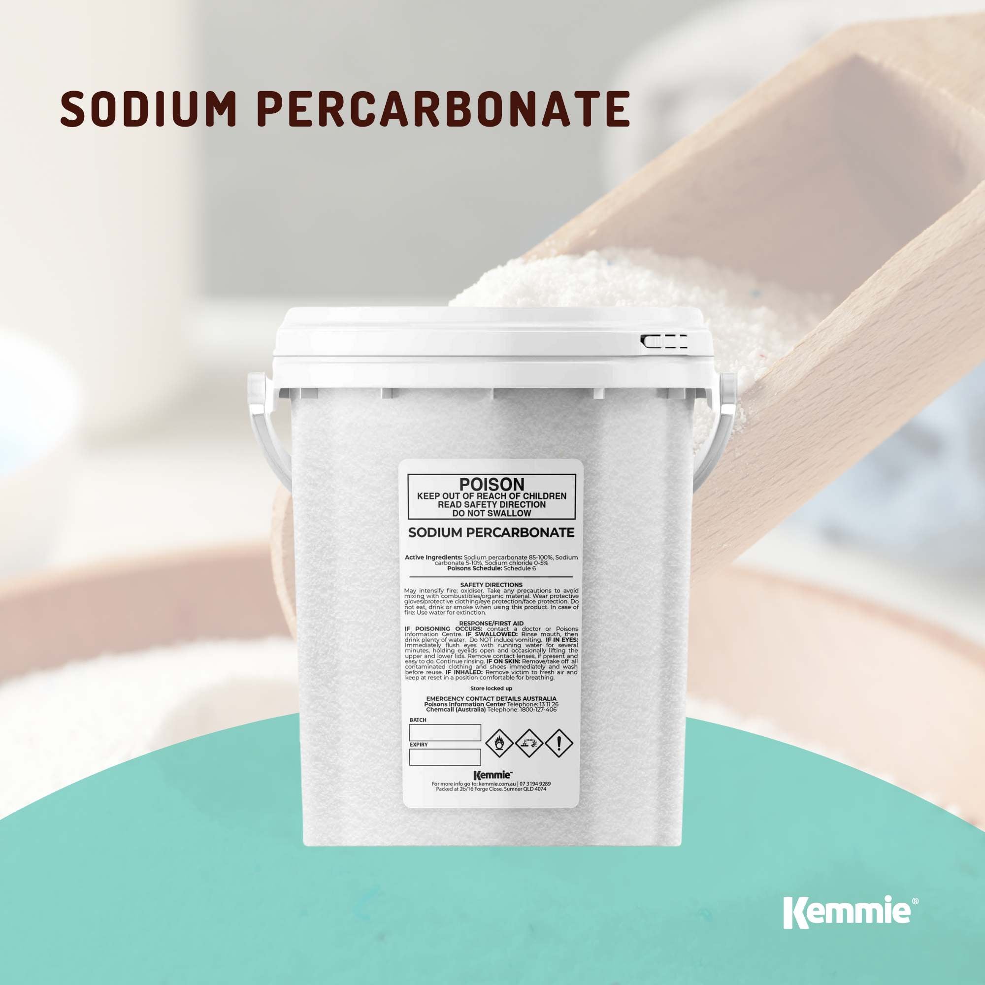 1.3Kg Sodium Percarbonate Tub | Eco-Friendly Laundry Cleaner, Brew Sanitiser & Oxygen Bleach | Stain Remover for Clothes, Home Brewing & Household Cleaning