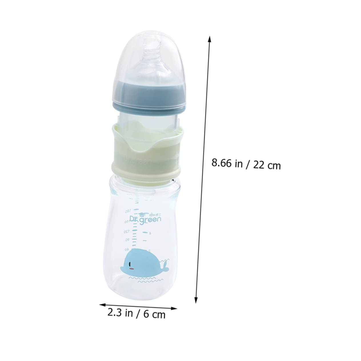 **Kichvoe 5-Piece Newborn Feeding Set - Glass Baby Bottles, Breast Milk Storage, Pacifier & Travel Powder Mixer for Infants | Ideal for Home, Travel & On-the-Go Feeding**