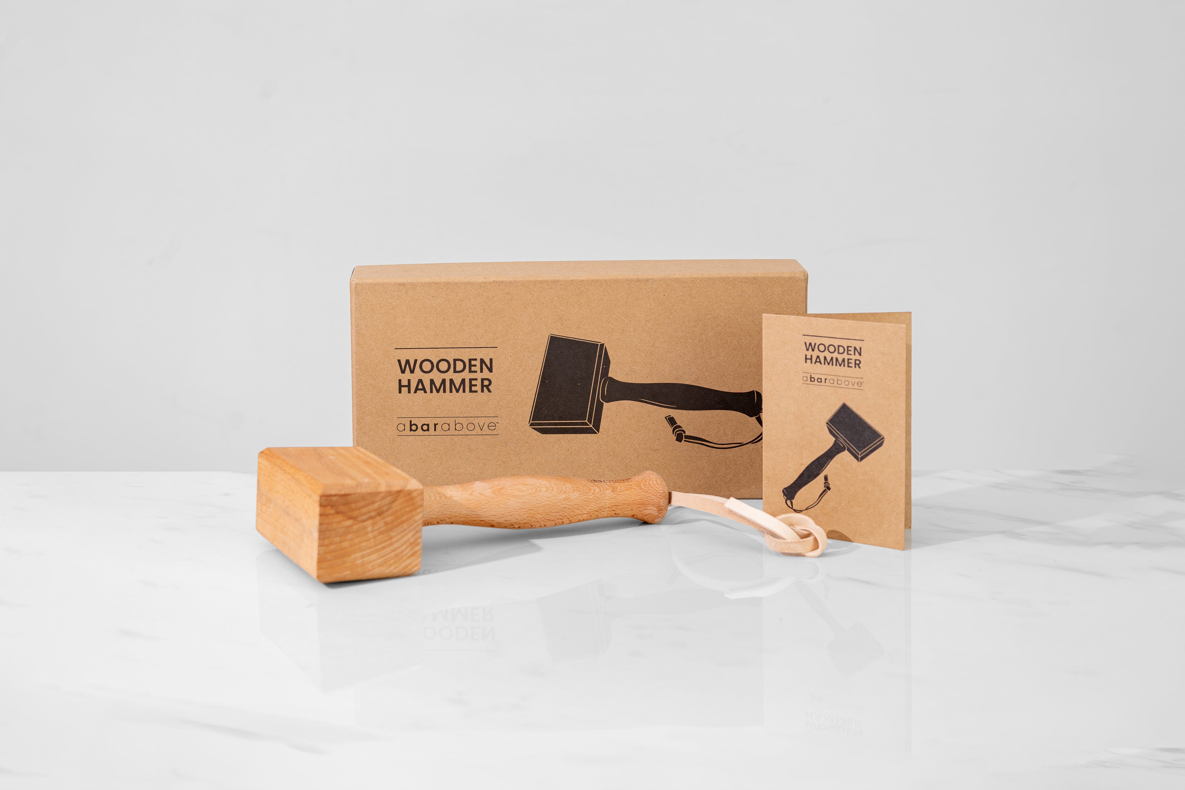 Premium Beechwood Hammer - Durable Wooden Mallet for Carpentry, Woodworking & DIY Projects - Perfect for Chiseling, Upholstery & Leather Crafting