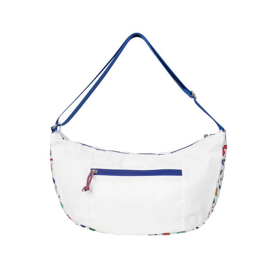 DOUGHNUT F24 Croissant You Niverse Crossbody Bag - Stylish White Shoulder Purse for Women | Perfect for Everyday Use, Travel & Casual Outings