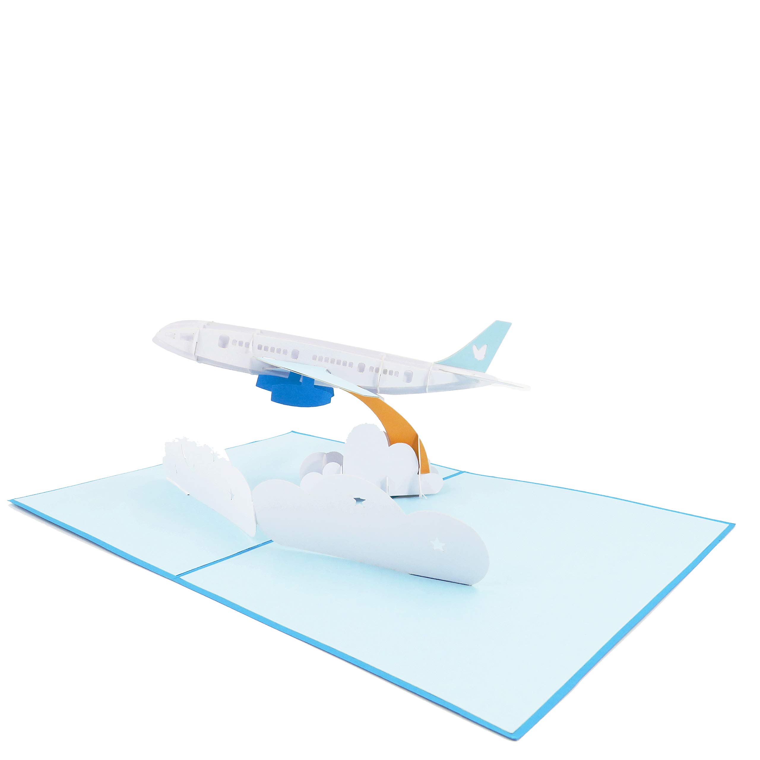 Jet Airplane Pop Up Card - Birthday, Graduation Gift for Dad & Events