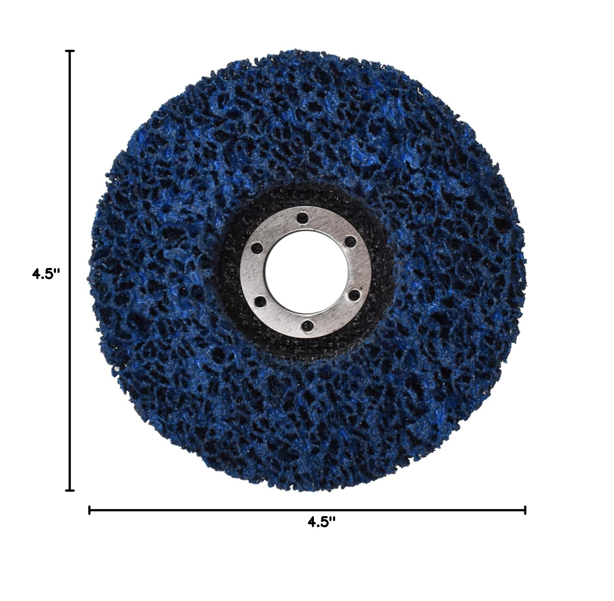 Kimllier 5Pcs 4-1/2 Inch x 7/8 Inch Easy Strip Discs - Quick Rust & Paint Removal, Weld Cleaning Stripping Wheels for Angle Grinders | Perfect for Metal Restoration, Auto Body Work & DIY Projects