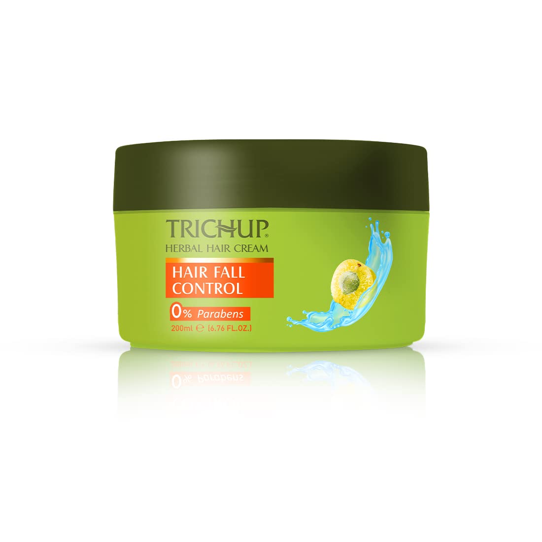 Trichup Hair Fall Control Herbal Hair Cream with Amla, Licorice & Bhringaraj - Repairs & Nourishes Damaged Hair - 200ml - Best for Hair Growth, Thinning Hair & Scalp Care - Perfect for Daily Hair Treatment at Home & Salon