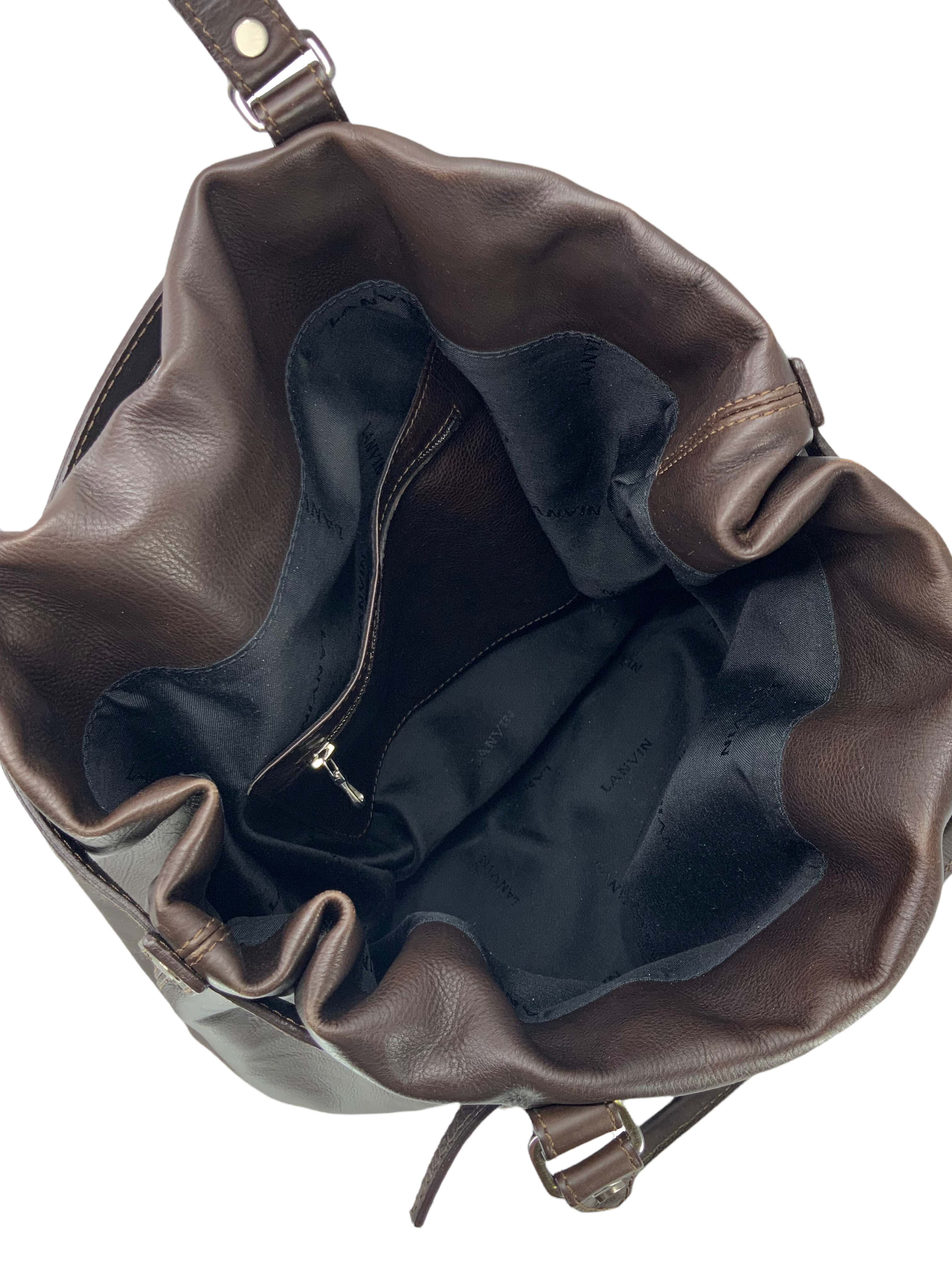 Lanvin Leather Kentucky Large Tote Bag for Women | Premium Designer Handbag for Work, Travel & Everyday Use