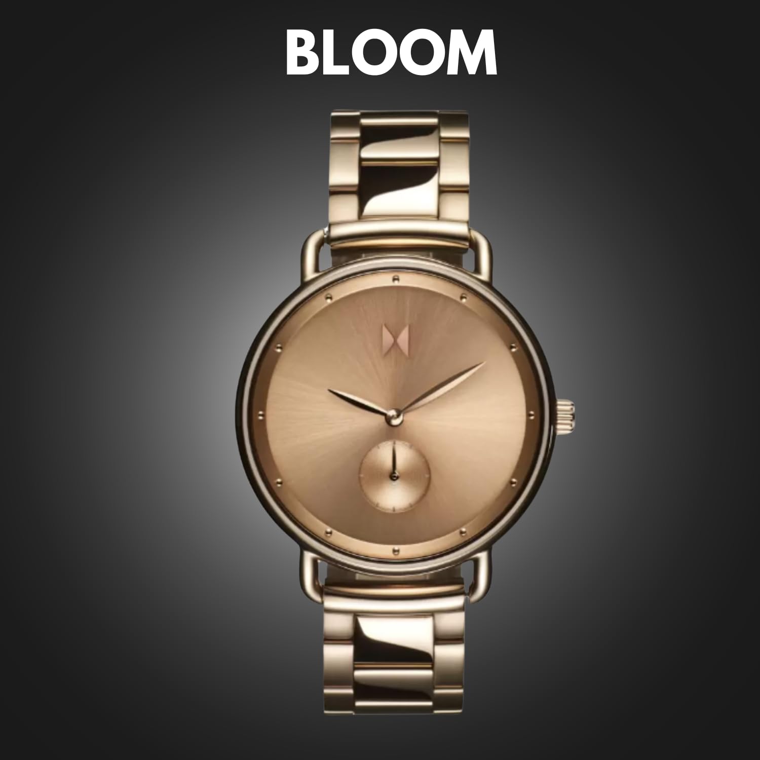 MVMT Bloom Qtz Analog Rose Gold Women's Watch with Stainless Steel Band - Elegant Rose Gold Round Dial Watch for Women, Perfect for Office, Date Night & Special Occasions