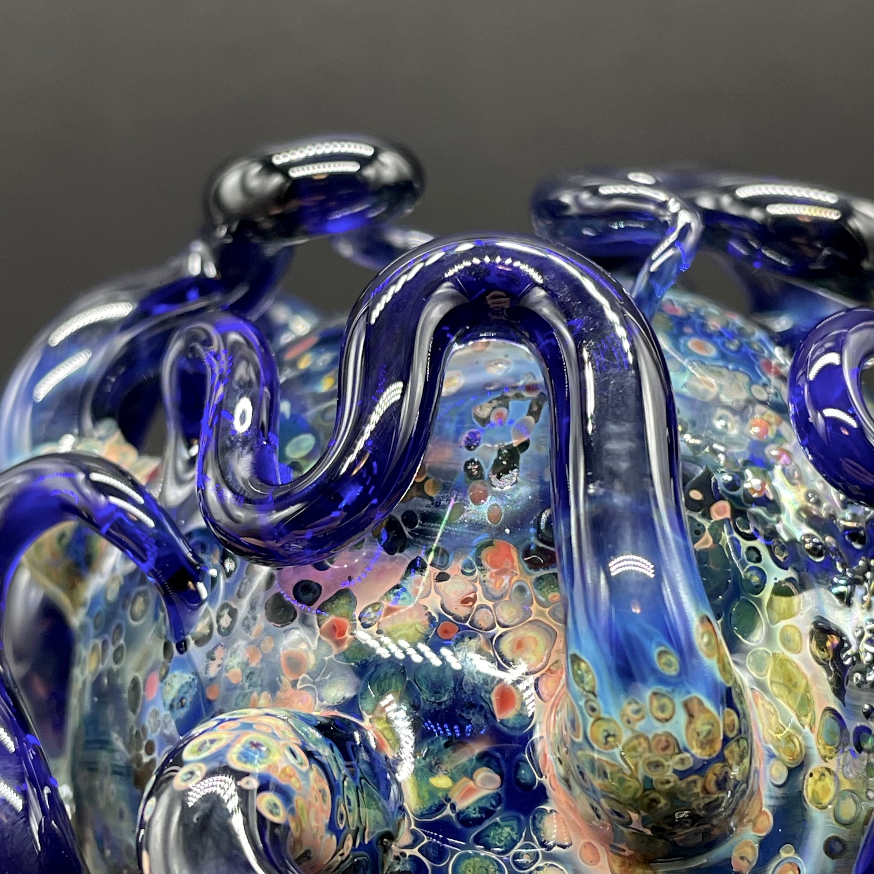 Worm Globe Ornament - Unique Handmade Decorative Glass Ball for Home, Garden, and Christmas Tree Decor | Perfect Gift for Nature Lovers