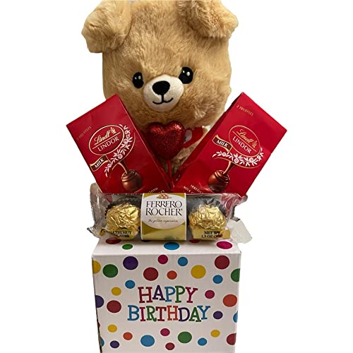 Happy Birthday Mug & Chocolate Gift Set - Coffee Cup for Celebrations