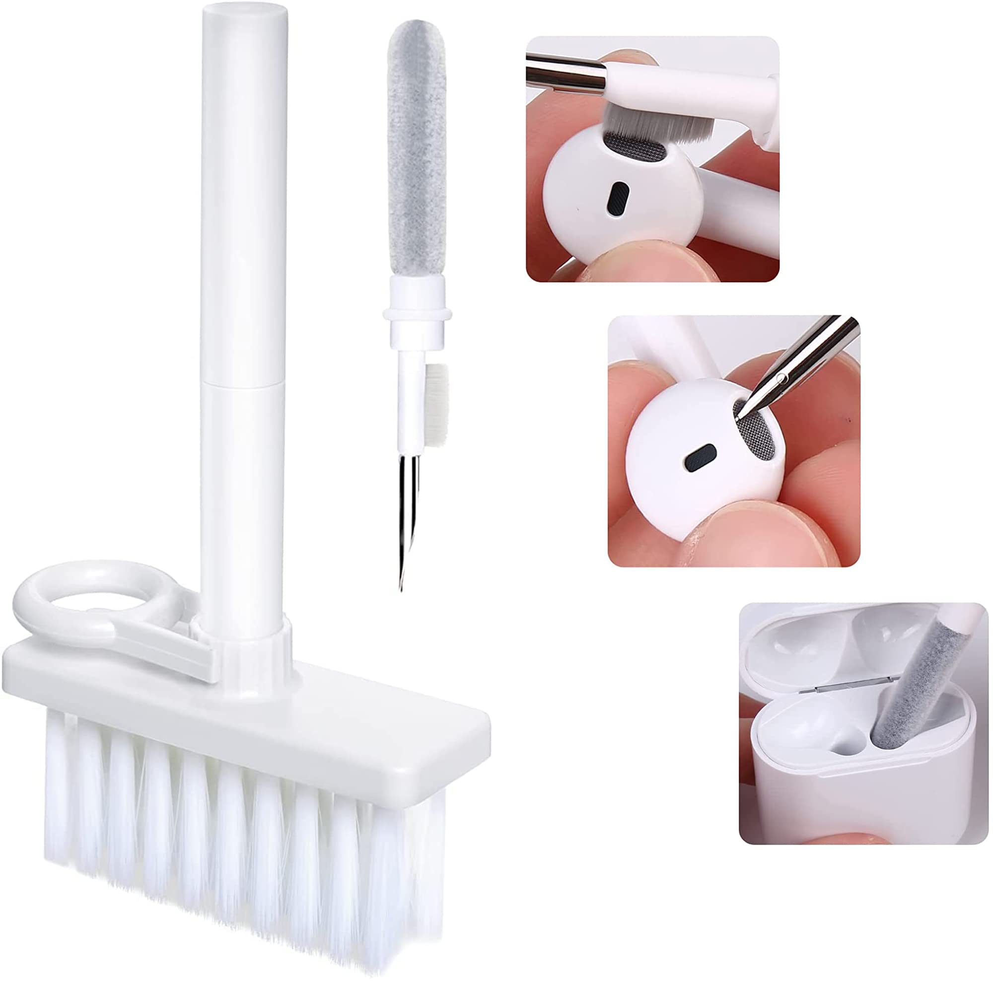 5-in-1 Multi-Function Keyboard Cleaning Kit with Soft Brush - Computer & Laptop Cleaning Tools for Office, Home & Gaming Setup