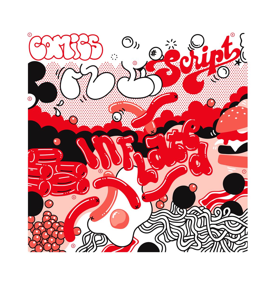 Rockin' Graffiti Letters - Urban Street Art & Pop Culture Style for Walls, Skateboards & DIY Projects