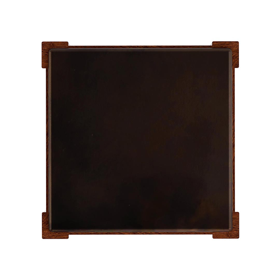 Mission Copper Top Drink Table - Rustic Side Table for Patio, Living Room & Outdoor - Perfect for Coffee, Cocktails & Decor