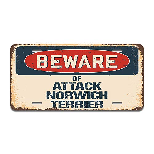 Beware of Attack Norwich Terrier