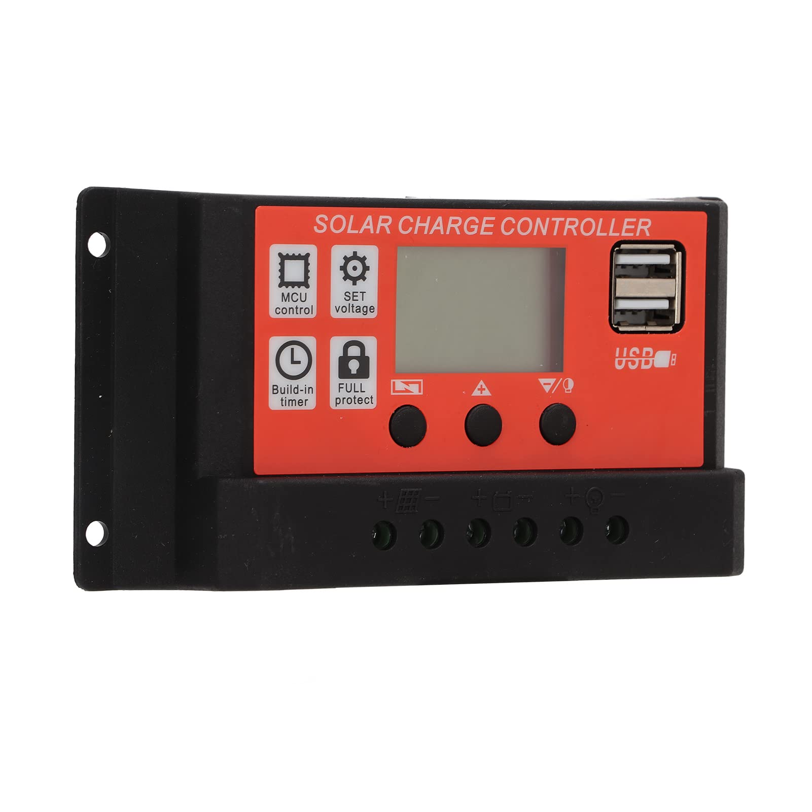 12V 24V PWM Solar Charge Controller - 3 Stage Charging for Home, Business & Industrial Use | Ideal for RV, Boat, Off-Grid & Backup Power Systems