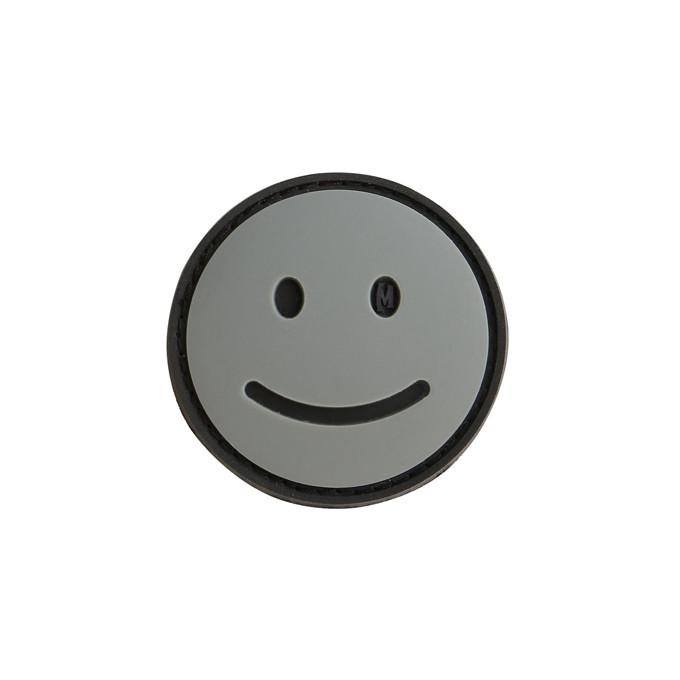 Happy Face Morale Patch - Embroidered Iron-On Patch for Hats, Jackets & Bags - Fun Motivational Accessory for Military, Police, Outdoor Enthusiasts