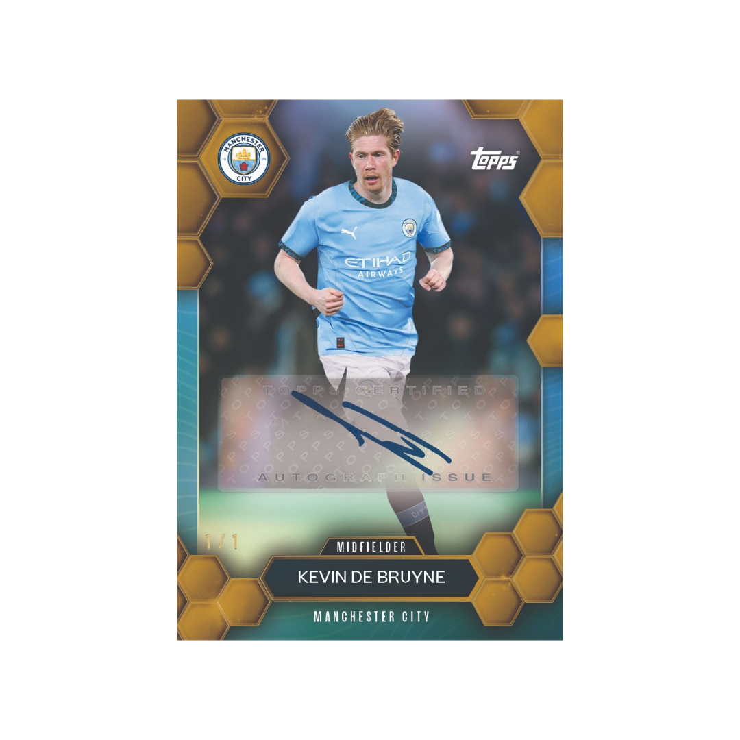 Official Topps Manchester City FC 2024/25 Fan Set - Collectible Soccer Trading Cards for Fans & Gift for Football Enthusiasts - Perfect for Match Days, Collections & Birthday Presents