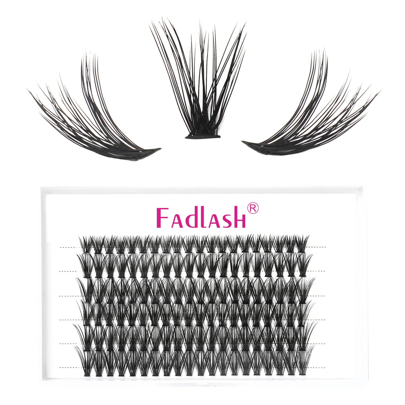 40D Black Mink Lash Clusters Extensions - 0.07mm Individual Cluster Lashes for DIY Eyelash Extensions at Home | Professional Makeup (11mm) | Perfect for Parties, Weddings & Daily Wear