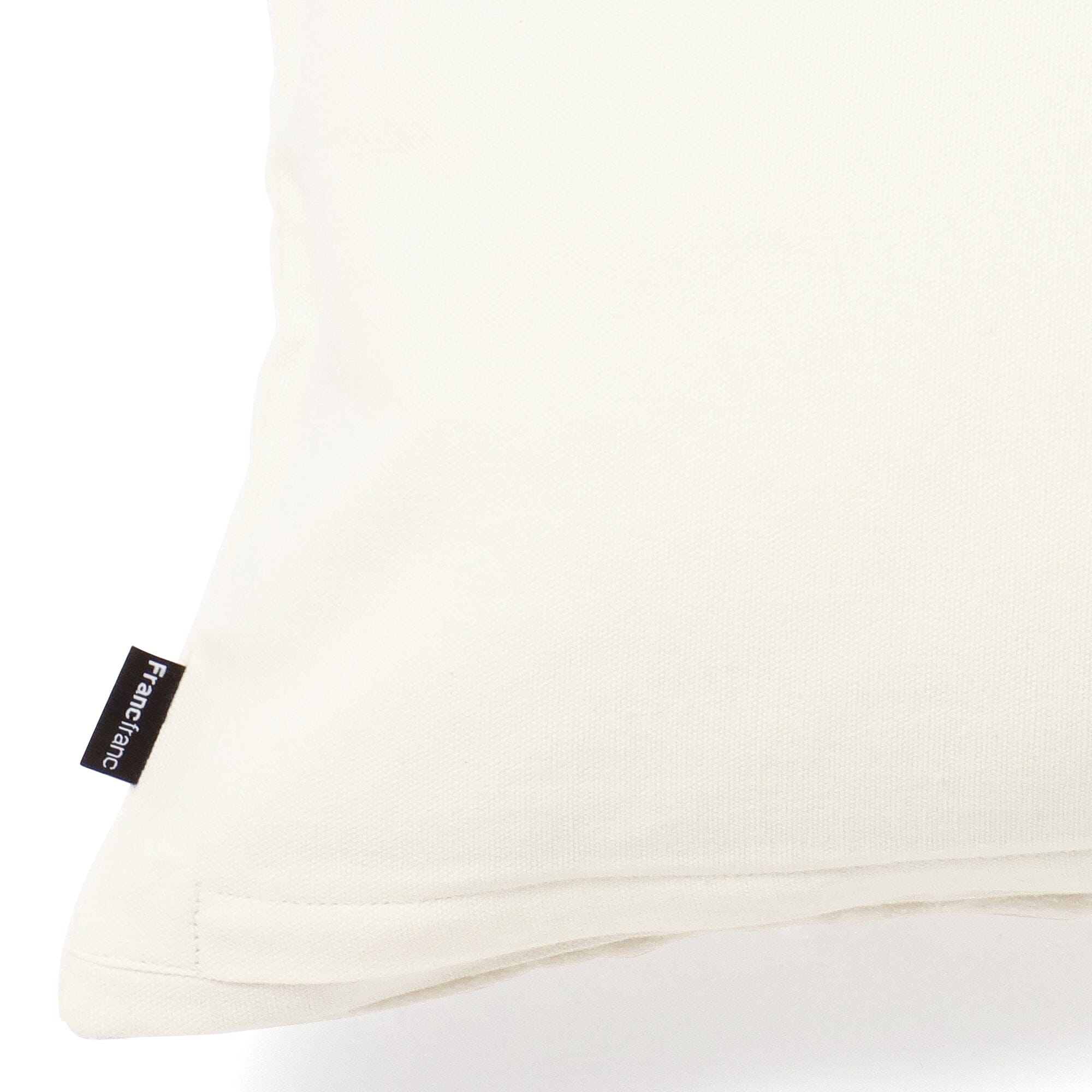 Leaf Embroidery Cushion Cover 18x18 Inches White - Elegant Home Decor for Sofa, Bed & Living Room