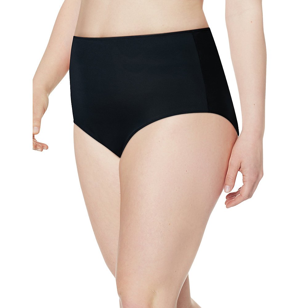 Just My Size Cool Comfort Women's Microfiber Brief Panties 5-Pack - Soft Breathable Underwear for Everyday Wear, Workout & Sleep
