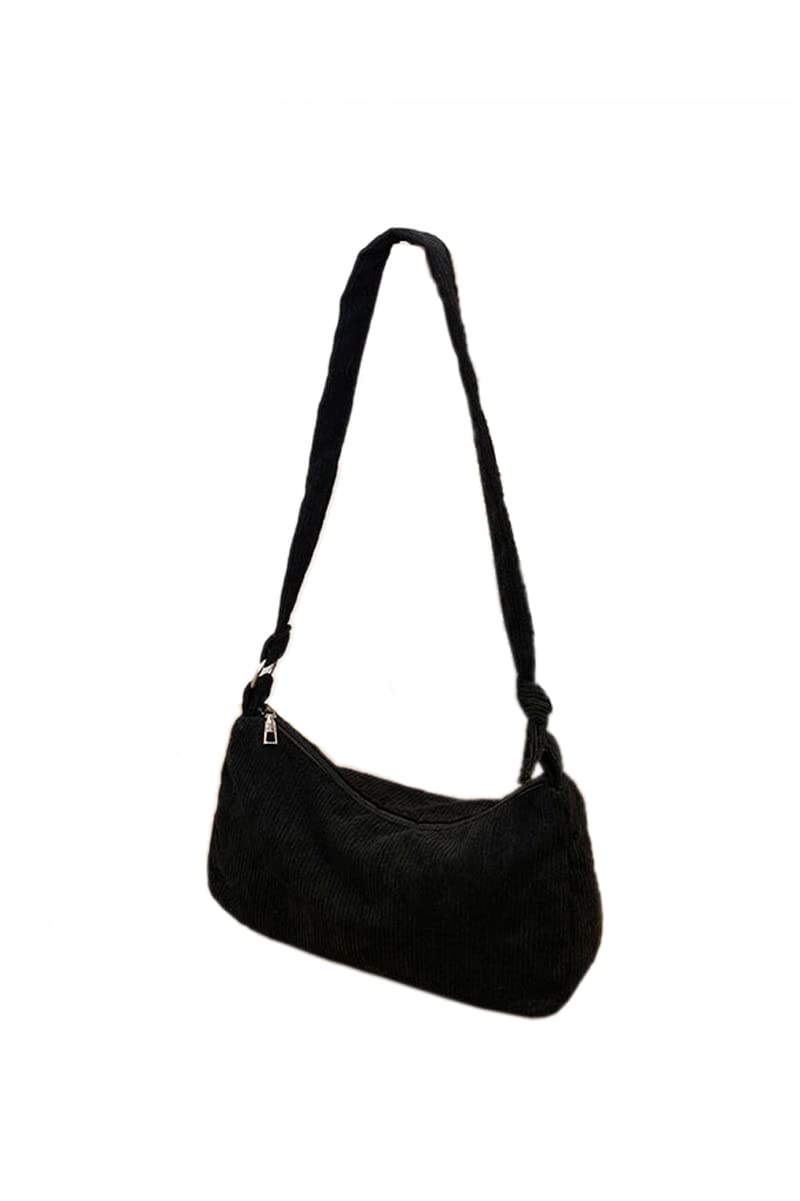 Ulisty Women's Corduroy Shoulder Bag Small Square Crossbody Purse Fashion Casual Handbag for Daily Use, Work, School & Travel