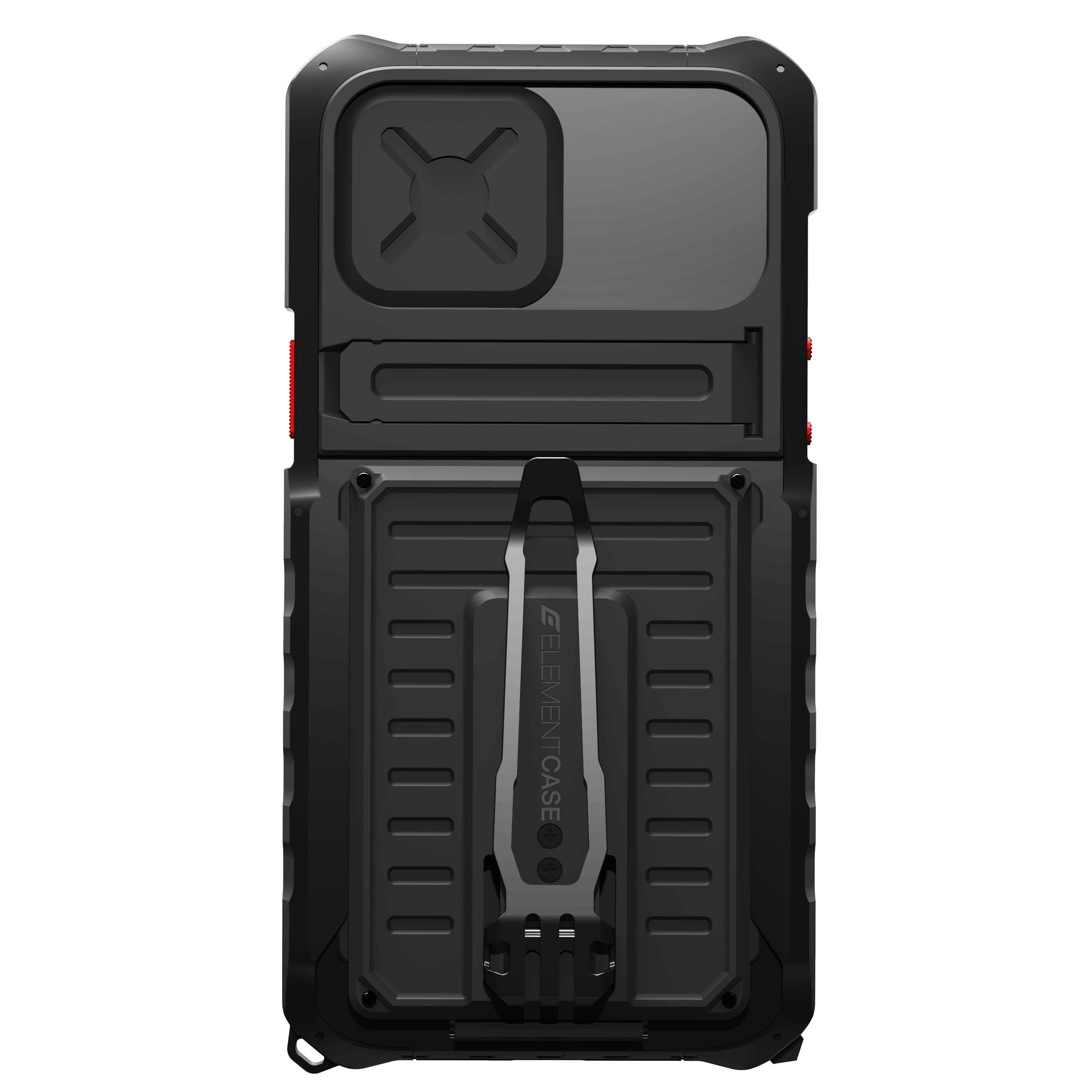 Element Case Black Ops Protective Case for iPhone 12/12 Pro - Shockproof Military-Grade Cover with Slim Design (Black) - Perfect for Outdoor Adventures & Daily Protection