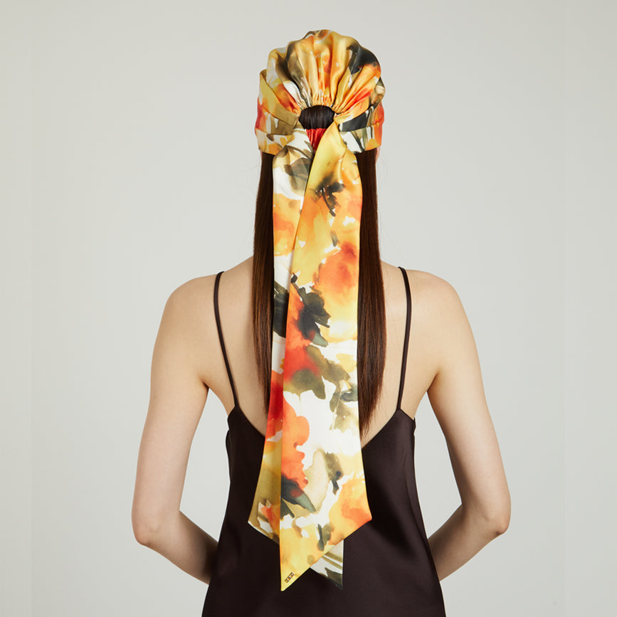 Gigi Satin Headscarf - Soft & Shiny Silk-Like Hair Wrap for Women - Perfect for Sleep, Travel, and Fashion Accessories