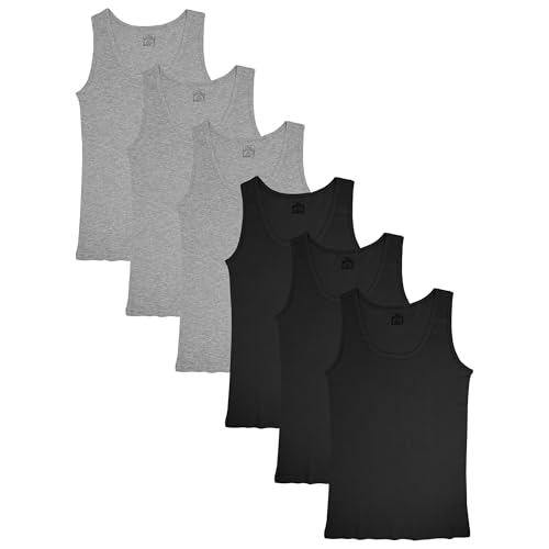 6 Pack- Black & Grey
