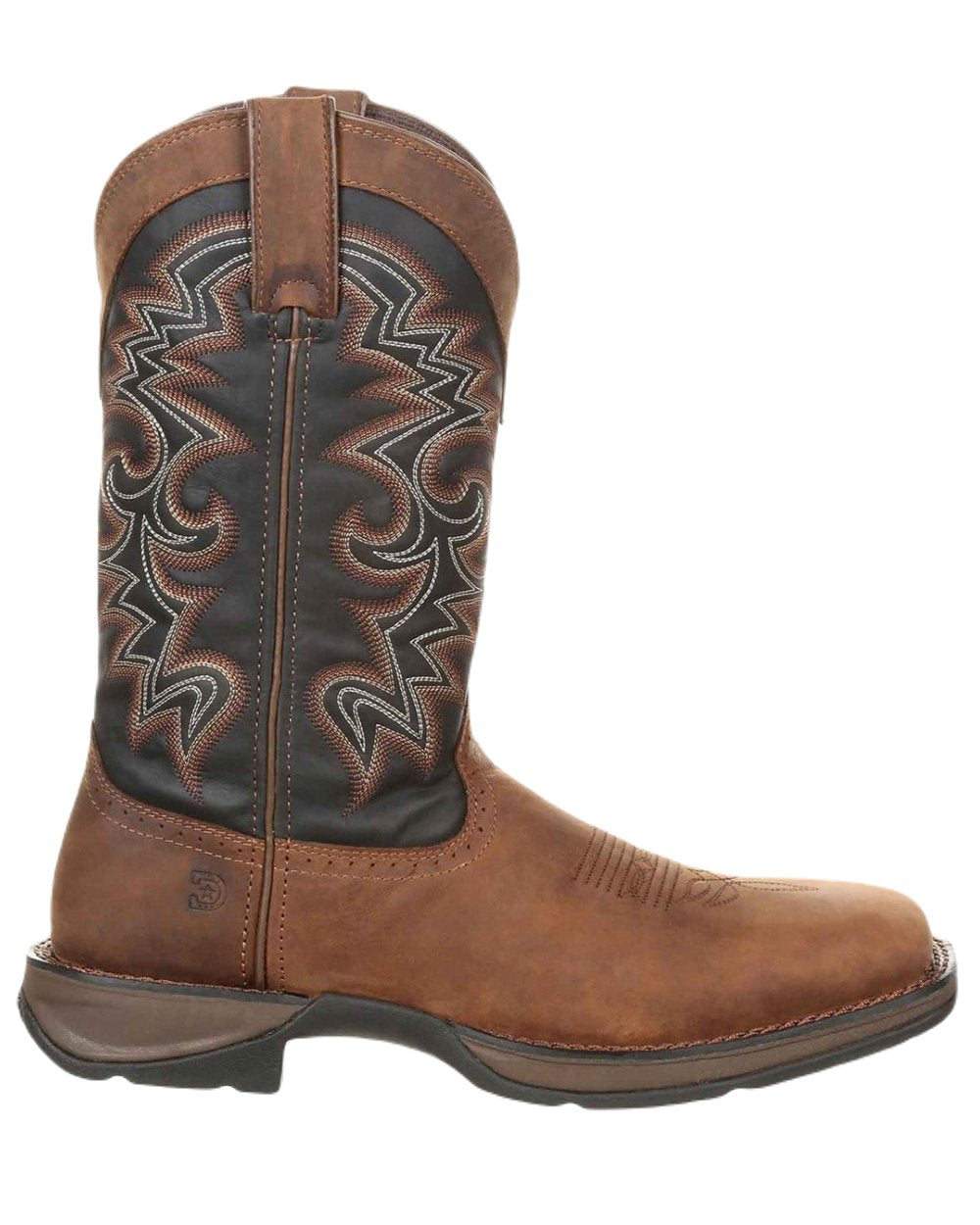 Durango Men's Rebel Western Cowboy Boots - Genuine Leather Riding Boots for Men - Comfortable Work & Outdoor Boots for Country, Rodeo & Casual Wear